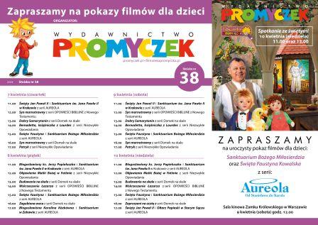 Program pokazów filmowych